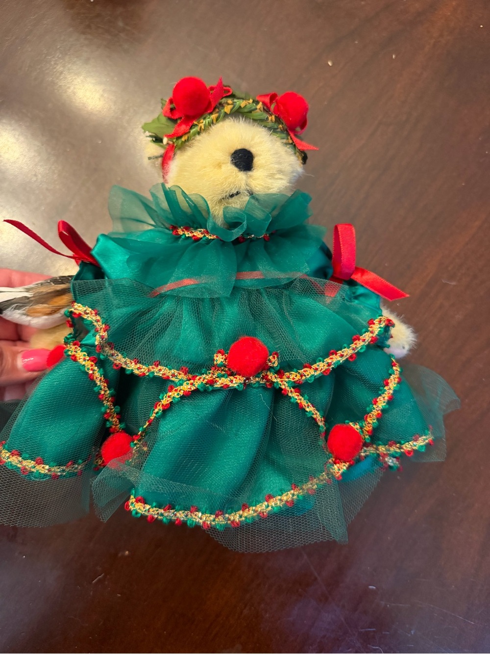 Vintage 1990 Muffy VanderBear Little  Fir Tree Holiday Edition Bear with Tags